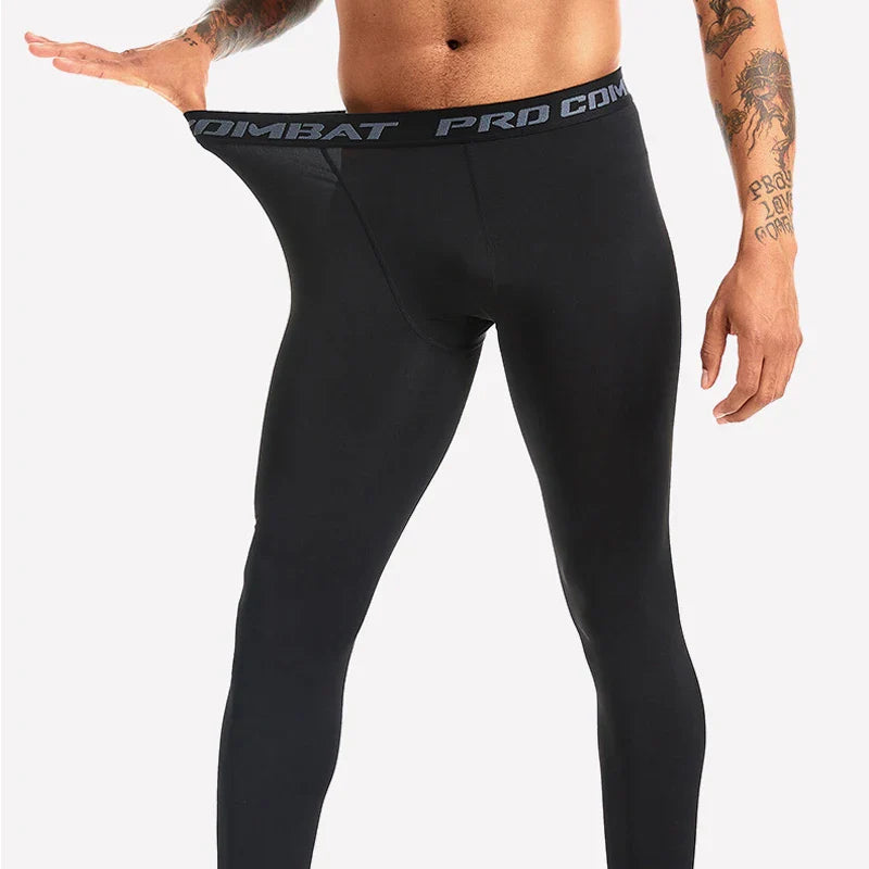 Men's Thermal Compression Tights for Winter Running - Performance Leggings