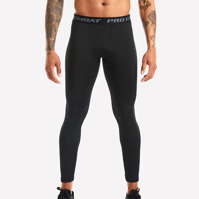 Men's Thermal Compression Tights for Winter Running - Performance Leggings